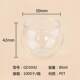 Mini PET honey jar with lid mousse tiramisu baking packaging wedding creative dessert cake plastic cup