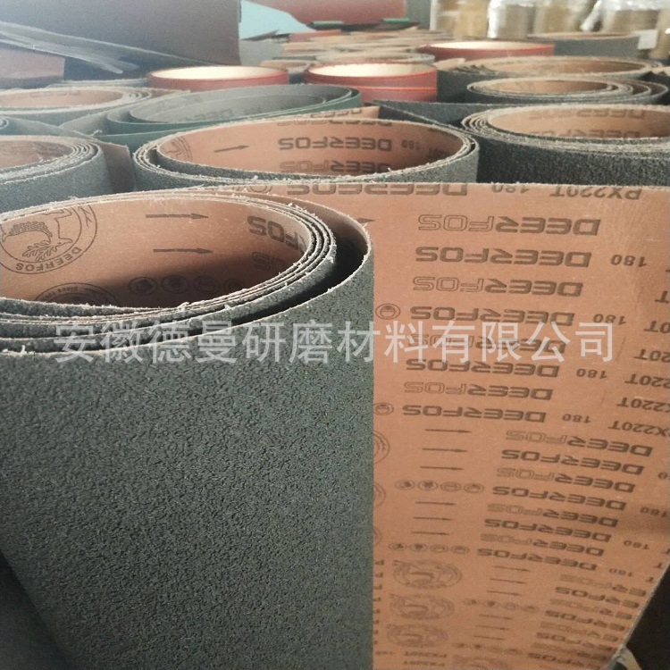 韩国DEER鹿牌PX220 JX390 YC343碳化硅磨料砂带 钛铜合金打磨带