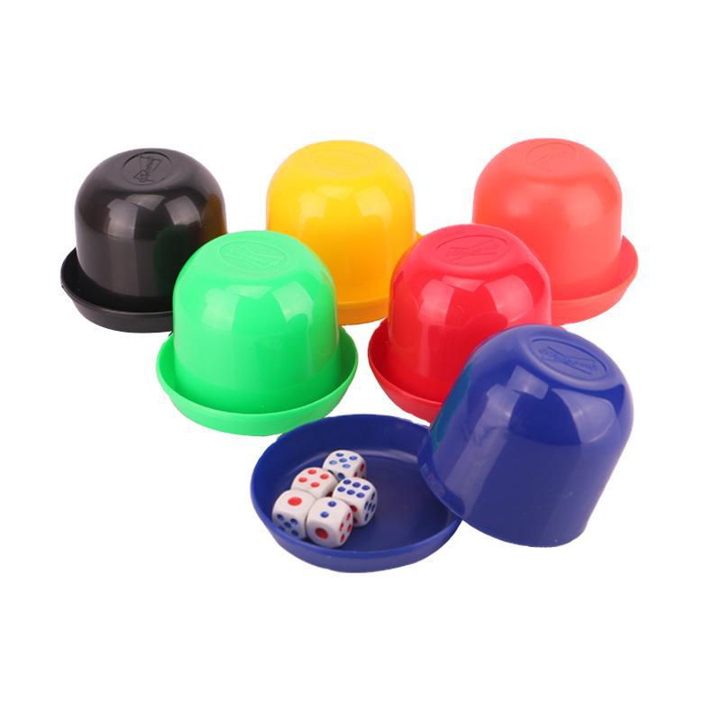 Puesto de comida Dados Taza de dados con soporte inferior Taza de tamiz Supermercado Taza de color de manivela Taza de color de color Taza de plástico de color Envío gratuito para el hogar al por mayor