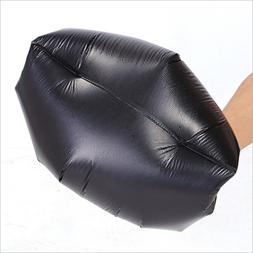 [50 garbage bags] Garbage bags household thickened disposable black vest-style portable garbage plastic bags