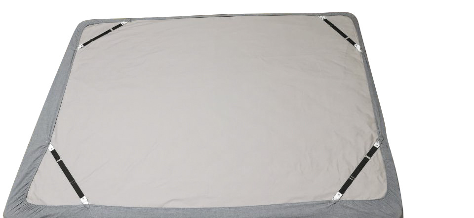 Ajustable nuevo tres-Cabeza de cuatro piezas edredón hoja de cama titular de nylon antideslizante clip de plástico colcha titular