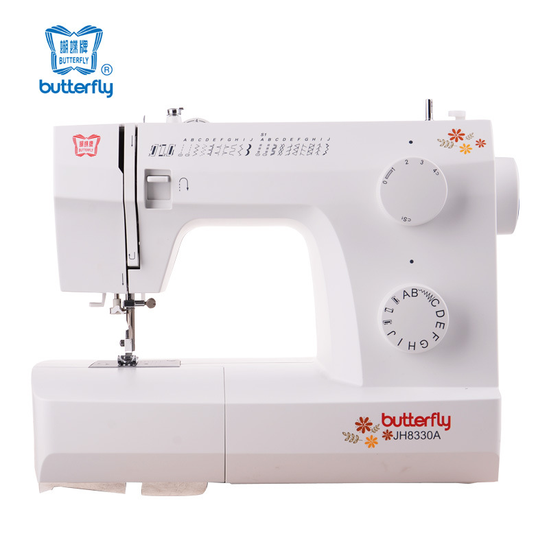 蝴蝶牌JH8330A多功能电动锁边吃厚8230A家用小型缝纫机 缝纫机