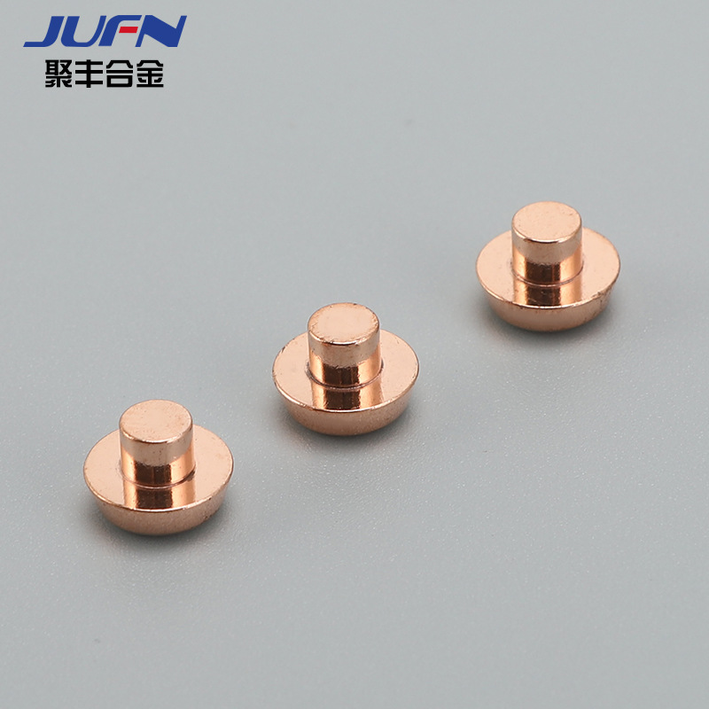 现货供应电子五金材料F6x1.5+3x3.5电器元件触点温控五金银触点