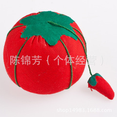Red Tomato-shaped Pin Holder Accessories Cross-stitch Pin Holder Pouch Sewing DIY Bead Pin Holder Wholesale