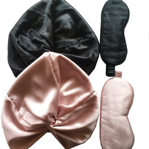 Silk Sleep Hat for Postpartum Care, Home Use, Gift - 6A Mulberry Silk, Double Layer, 22um