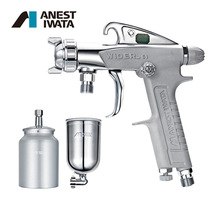 日本岩田W-61喷枪手动上壶喷漆枪搪瓷喷枪高雾化家具汽车油漆喷枪