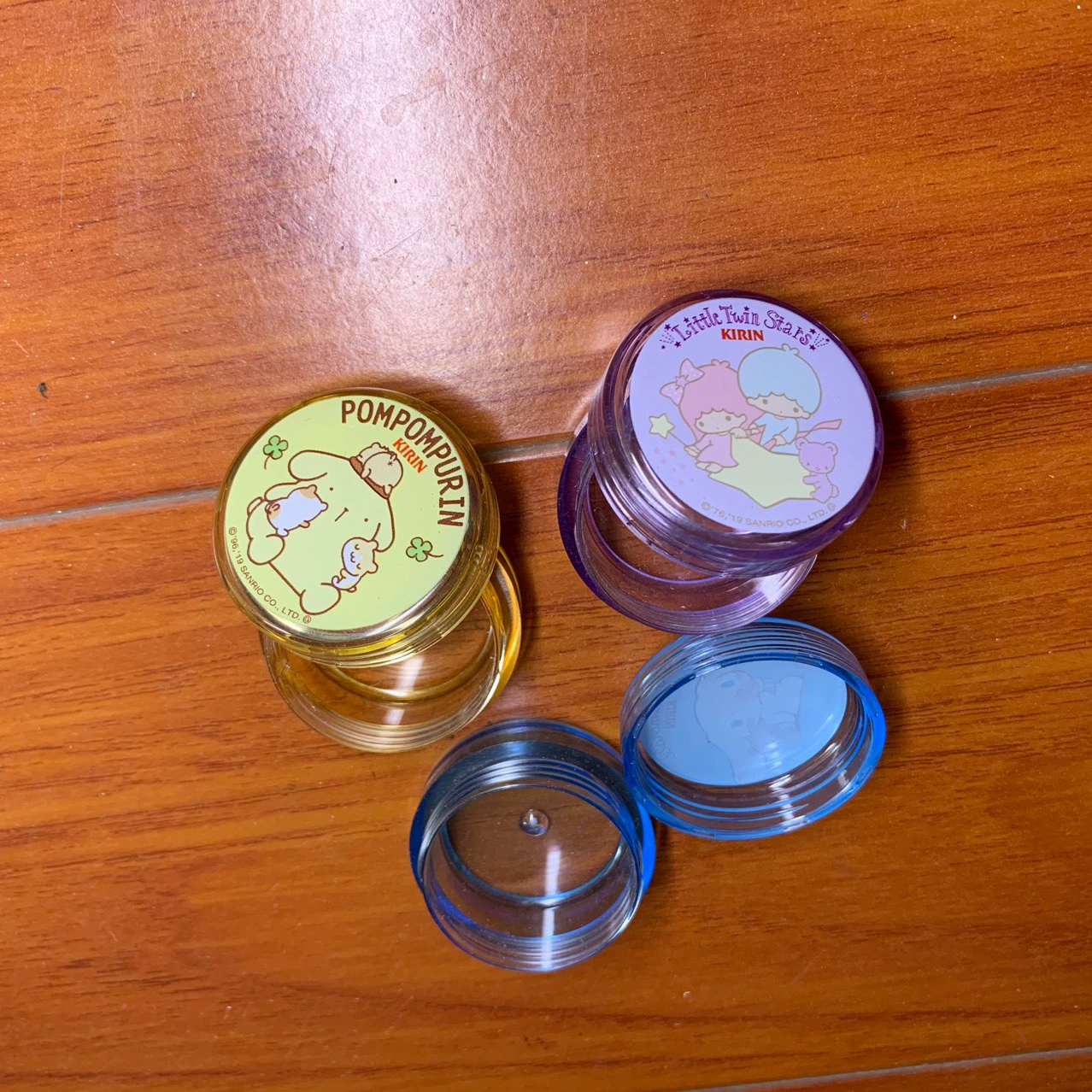 Японская объемная портативная упаковочная коробка Sanrio, пластиковая коробка для хранения, шкатулка для драгоценностей, желтая, в наличии