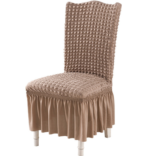 Cross-border English light luxury seersucker lace anti-dirty chair cover all-inclusive universal household elastic one-piece dining chair cover