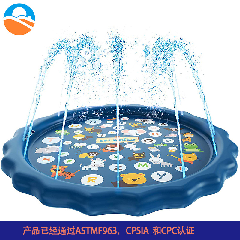 Round toy PVC play in water