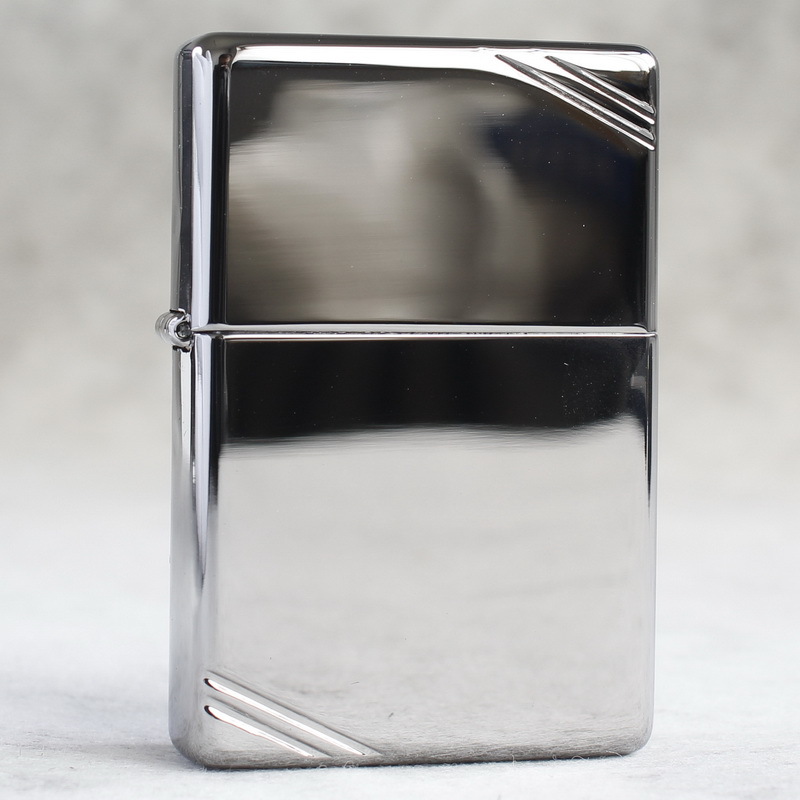 ZIPPO之宝防风煤油打火机1937复刻 古典镀铬镜面切角 镜子 260