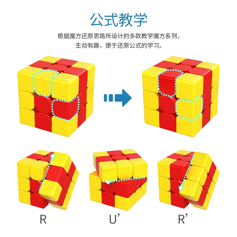 Magic Realm Kindergarten Children's Early Early Early Magic Tower Sandwich Burger Burger Burger Pudding Pudding Blocks Rubik's Cube Fun toy