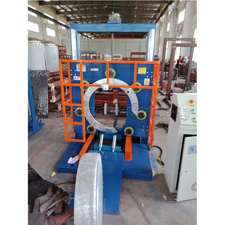 PERT盘管缠绕机 橡胶塑料管缠绕打包机 PVDF管钢圈缠绕机 可定制