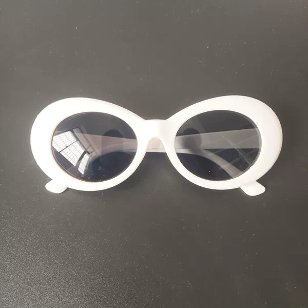 White -frame gray film