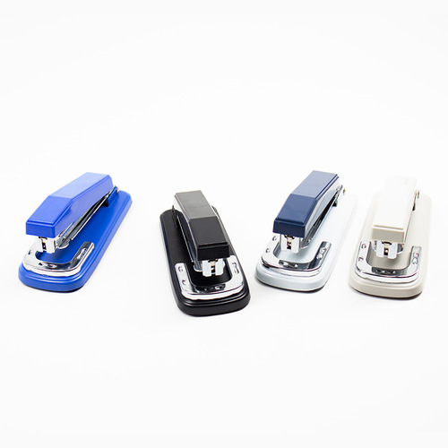 Factory direct selling stapler rotating office multi-function mini stapler binding stationery wholesale