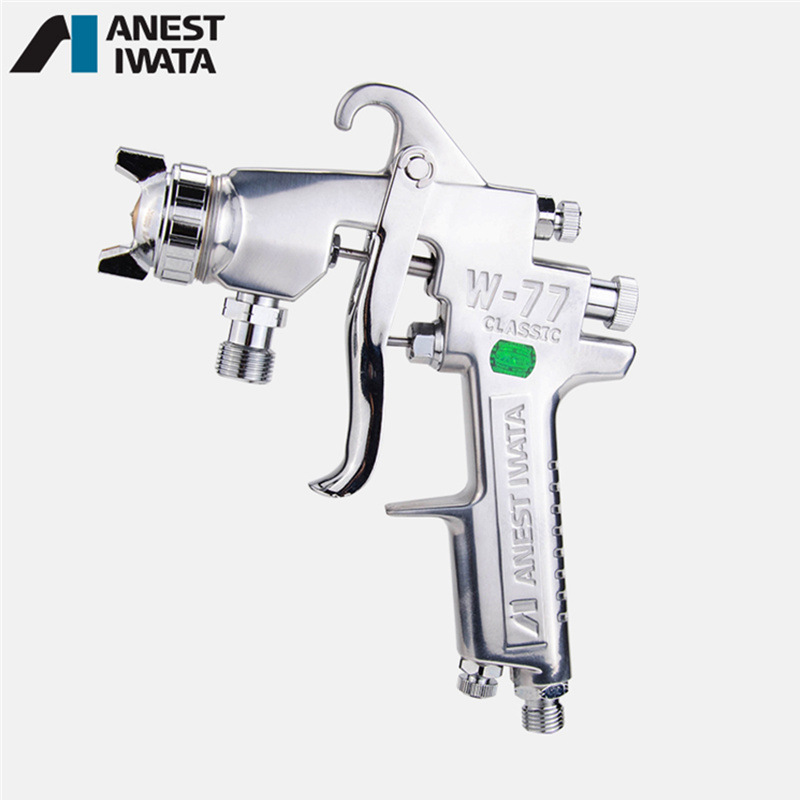 日本岩田W-77C喷枪 喷漆枪上下壶气动油漆喷枪家具汽车底漆喷漆枪