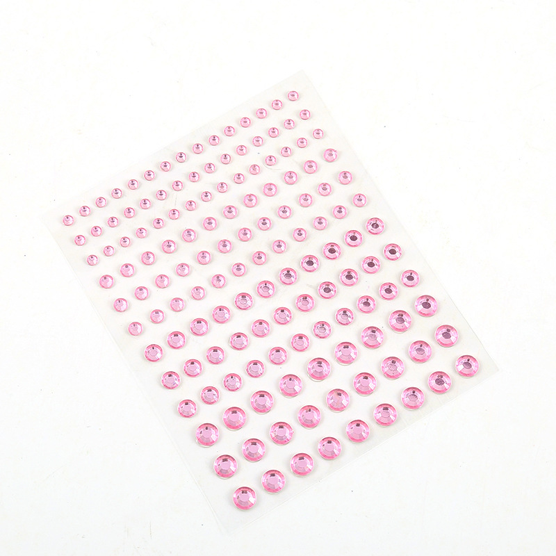 Lágrima ojo rhinestone perla partido pegamento libre cejas pegatinas ojo pegatinas frente cara rhinestone pegatinas acrílico gema cara pegatinas