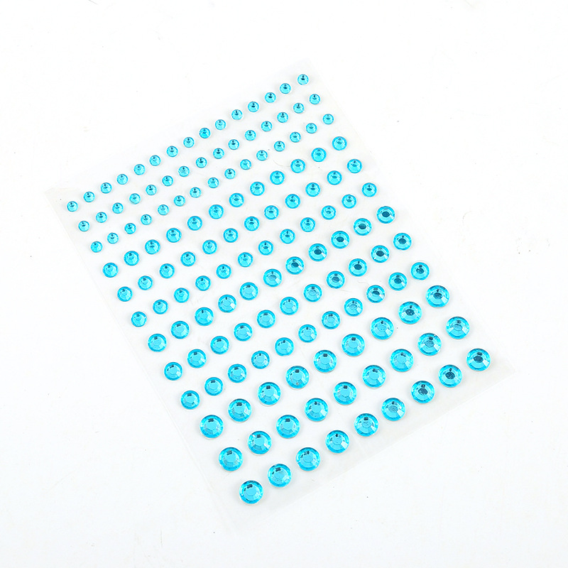 Lágrima ojo rhinestone perla partido pegamento libre cejas pegatinas ojo pegatinas frente cara rhinestone pegatinas acrílico gema cara pegatinas