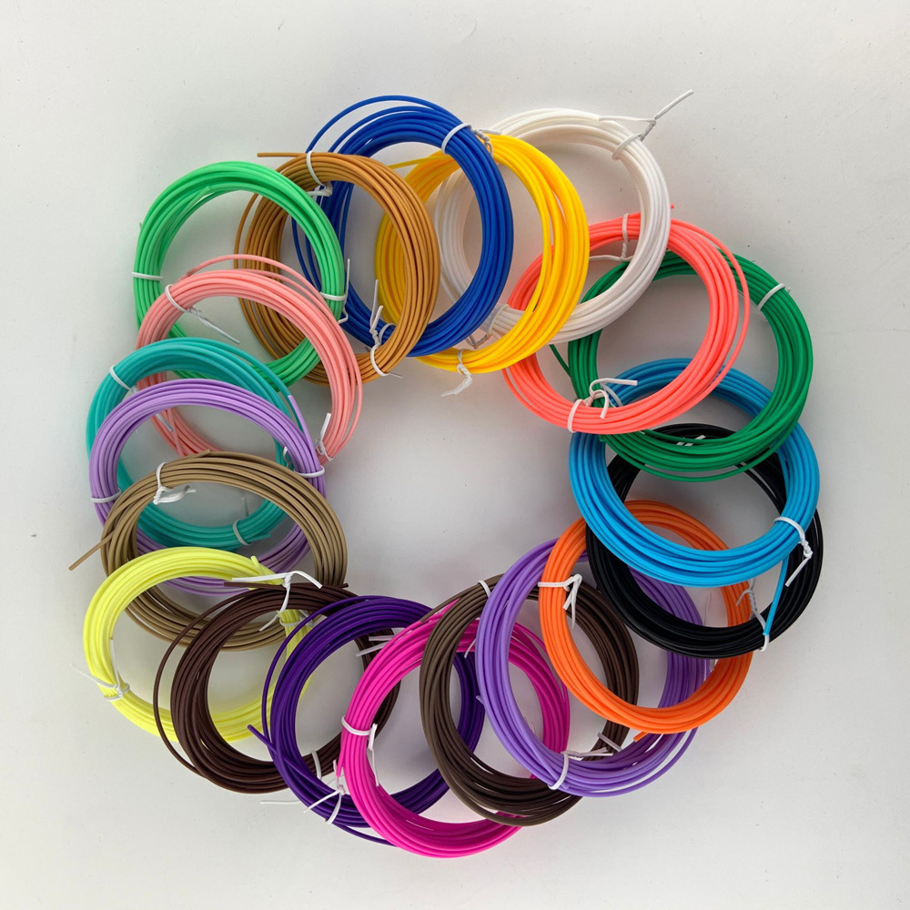 Venta directa de fábrica de bolígrafos de impresión 3D consumibles PLA ABS PCL consumibles de alta temperatura y baja temperatura Cable 3D diámetro 1,75mm