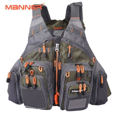 MANNER жилет для рыбалки на открытом воздухе с несколькими карманами, большая плавучесть, поплавок для морской рыбалки, профессиональный спасательный жилет, трансграничный