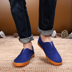 魯泰秋季工地鞋甲板鞋勞動鞋勞保鞋牛筋軟底鞋輕便透氣耐磨橡膠鞋