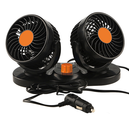 Car Fan Car Electric Fan Cooling High Wind Power 12V/24V Large Truck Van Foreign Trade Automotive Supplies