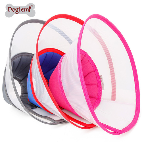 Pet anti-bite neck cover, Elizabethan collar, dog bathing and grooming, cat and dog anti-bite, licking, and anti-scratch collar headgear