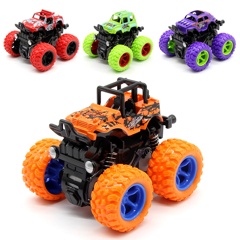 热销惯性四驱越野儿童玩具车模型动感特技抗撞耐摔玩具厂家批发