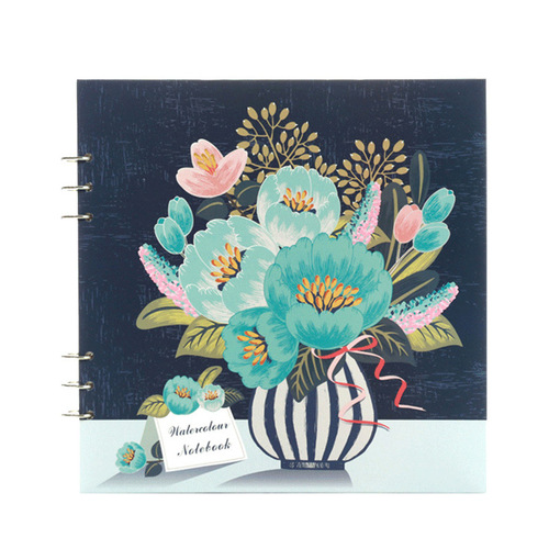 Watercolor 300g thickened painting book, art sketch book, square graffiti book, loose-leaf sketch book wholesale