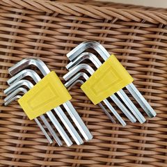 5-pack set of hexagonal wrenches, large and small hexagonal screwdrivers, manual hardware tools factory direct sales