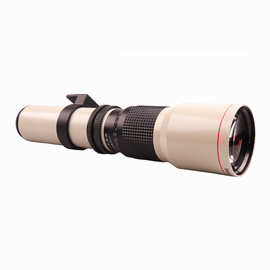 跨境外贸500mm f8-f32手动长焦T2口单反摄影定焦镜头探月望鸟望远
