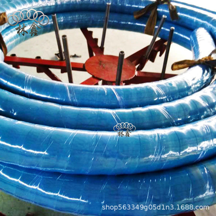 蓝色无碳胶管水电缆护套管中频炉绝缘冷却水胶管φ67φ65φ60