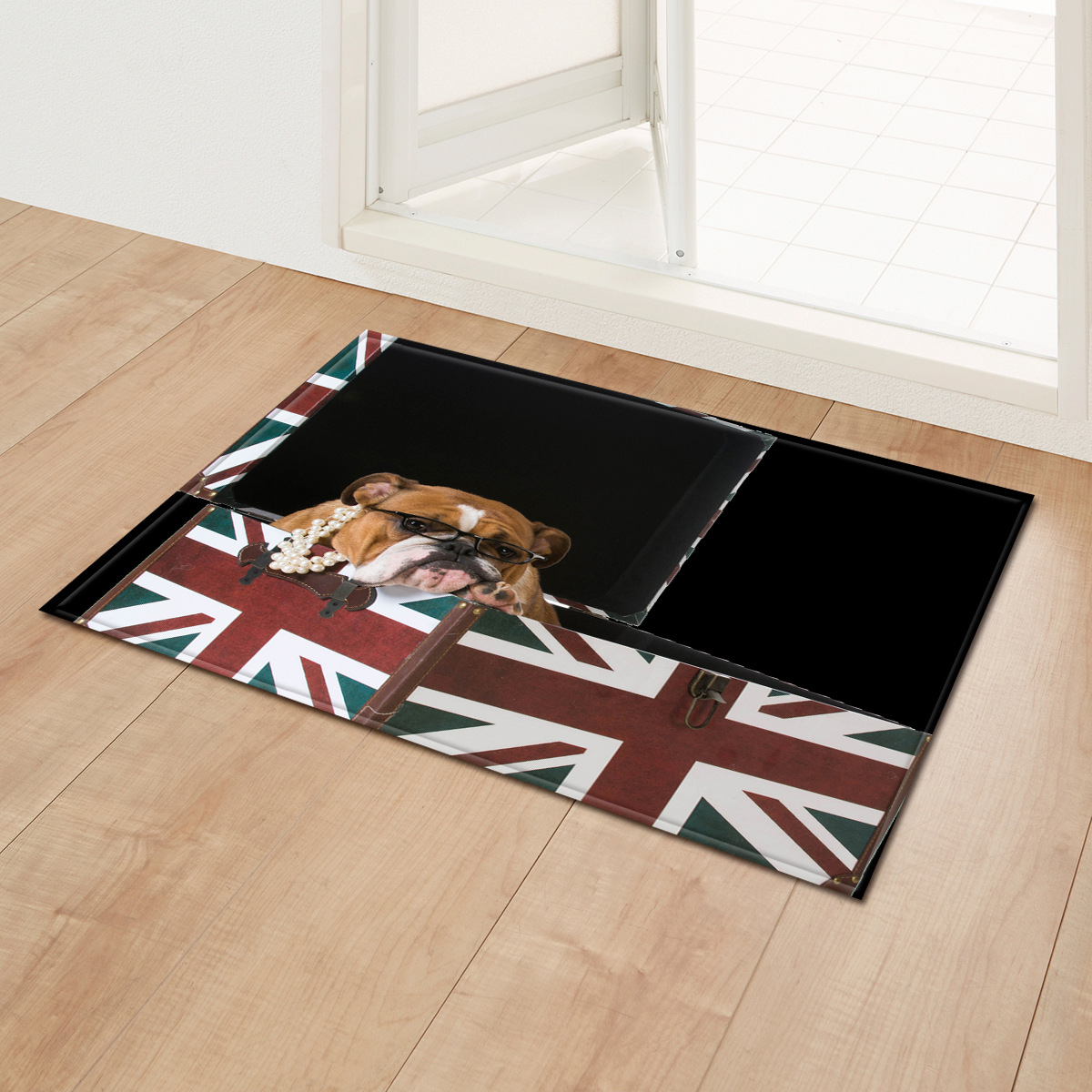 Entrada de bienvenida pequeña alfombra de piso transfronterizo absorbente antideslizante alfombra de piso baño dormitorio sala de estar puerta alfombra de bienvenida