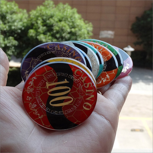 Ssangyong acrylic hot stamping chips crystal anti-counterfeiting chess and card room mahjong token round code square code multi-specification