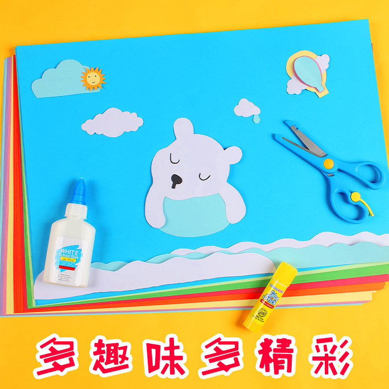 Papel de color de origami cartón al por mayor ventas directas de fábrica a4 cuadrado origami mil papel de grúa papel hecho a mano libro de corte de papel para niños
