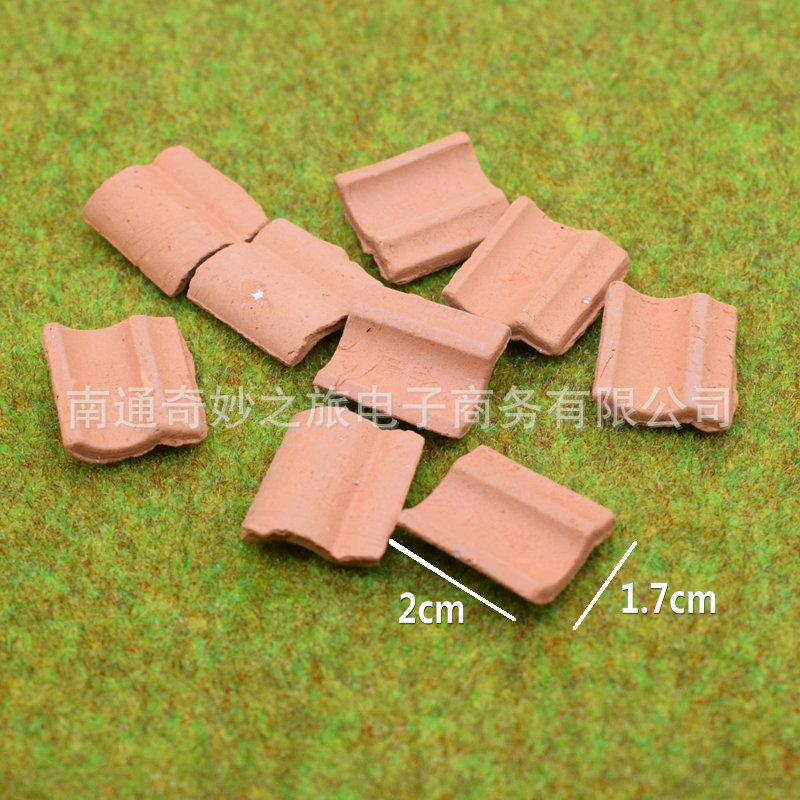 Ladrillo modelo niños hechos a mano DIY arena bandeja simulación edificio pequeña casa mini ladrillo micro paisaje bloques de construcción juguete