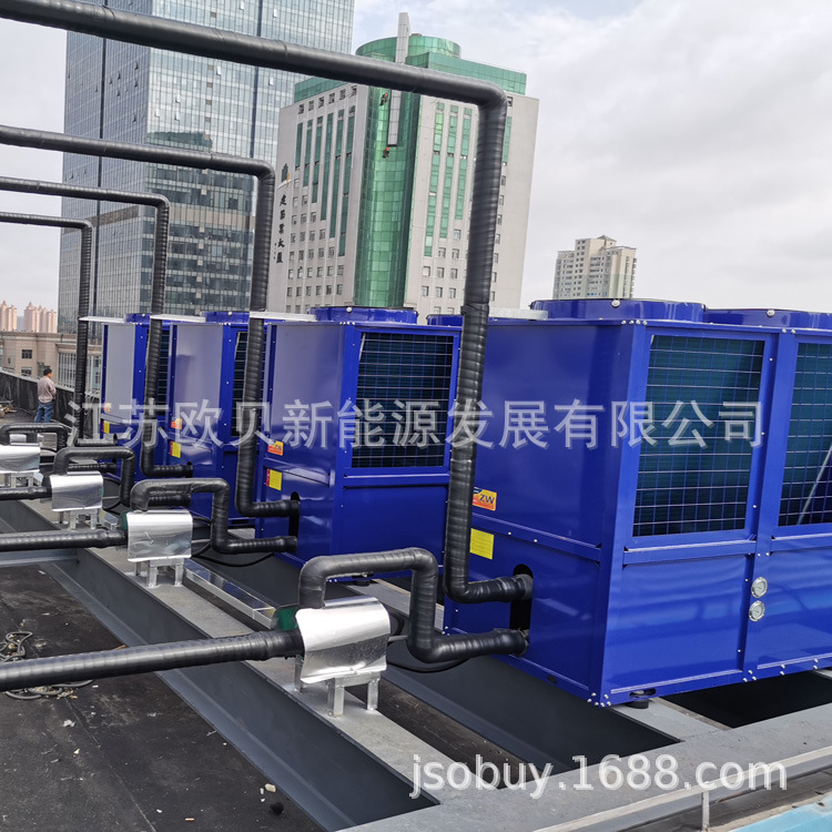 污废处理池微生物菌恒温加热空气能设备 污水生化池恒温热泵系统