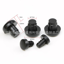 自动化设备透明硅胶脚塞环保胶塞头五金板PVC塑料防撞头螺钉