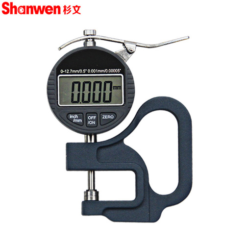 Factory direct sales digital thickness gauge thickness gauge thin film thickness gauge 0-12.7mm high precision 0.001mm