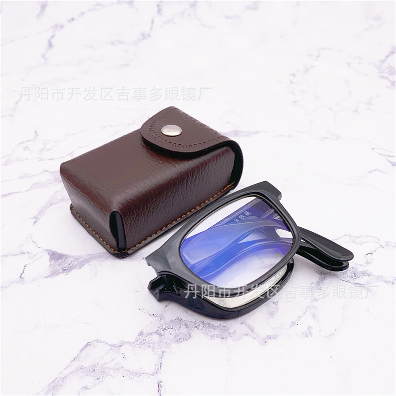 Multifunctional folding smart old flower mirror automatic zoom