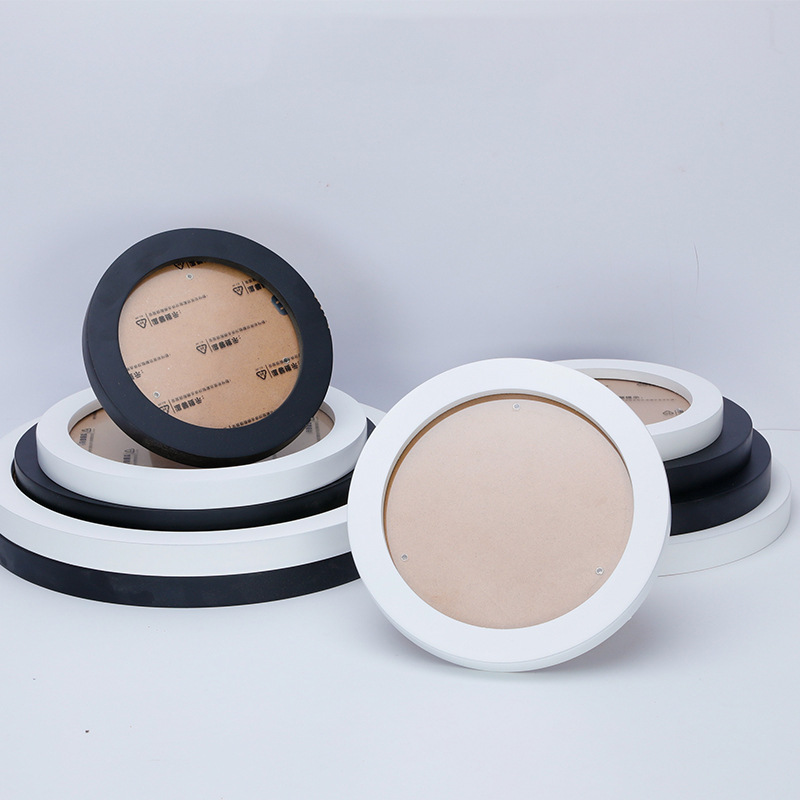 Bordado DIY estilo europeo simple redondo Marco de Fotos decoración cuadrada 6 pulgadas 8 pulgadas moderno montado en la pared marco de fotos decoración mesa