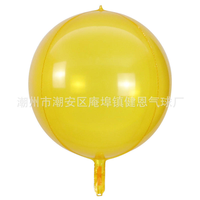 Globo aluminio redondo 4D grande