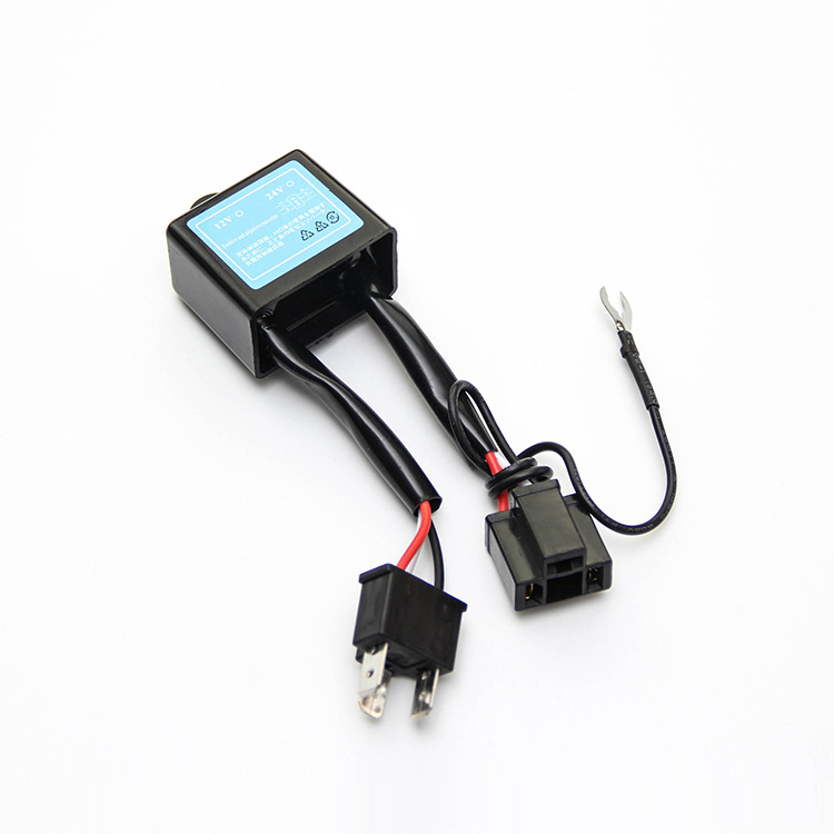 H4 LED faro polaridad convertidor eliminador de fallos decodificador HID H4 lámpara de xenón convertidor positivo y negativo