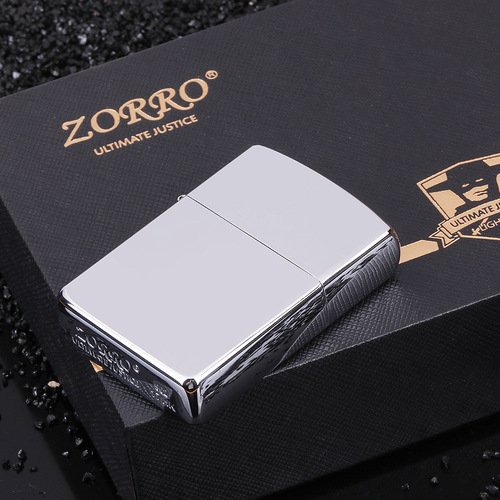 Zorro kerosene grinding wheel lighter light plate series thickened pure copper shell as a birthday gift for male and female friends