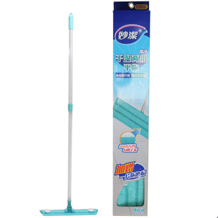 Miaojie Wet and Dry Mop Ceramic Tile Wood Floor Adhesive Flat Mop Electrostatic Dust Removal Mop