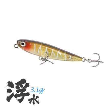 60mm/3.1g Mini Floating Pencil Lure Jigging Dog Swim Style Micro Fishing Bait Hard Bait Trout Bass