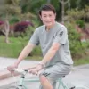 Three stripes gray (shorts version)
