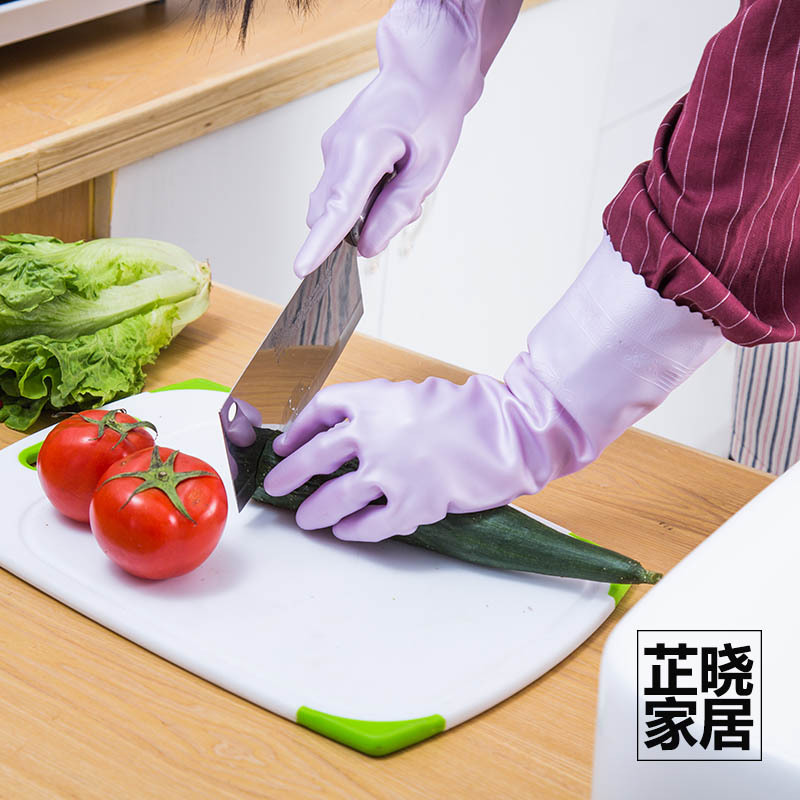 Zhi Xiao home 30cm/38cm 몰려 드는 가정용 장갑 얇은 벨벳은 손을 다치게하지 않습니다.