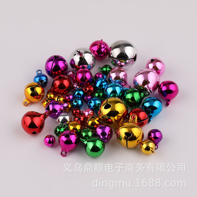 Color copper bell plating diy jewelry clothing accessories word opening metal bell manufacturers wholesale