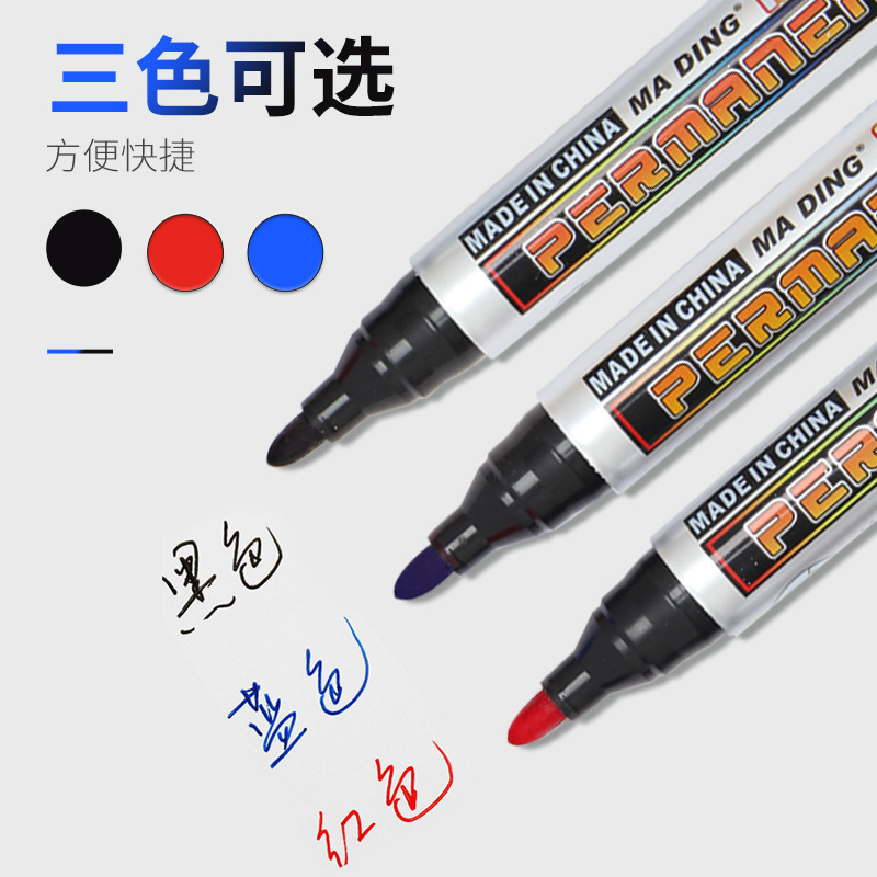 8001 de gran capacidad Rojo Negro Azul rotulador pluma grande pluma Express pluma suave impermeable rotulador al por mayor