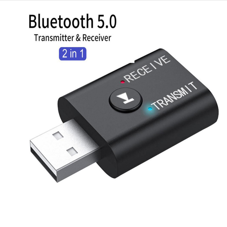 5.0USB Bluetooth music transmitter receiver three-in-one TV computer Bluetooth adapter audio headset 5.0USB Bluetooth music transmitter receiver three-in-one TV computer Bluetooth adapter audio headset